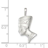 Sterling Silver Nefertiti Charm view 3