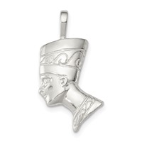Sterling Silver Nefertiti Charm view 1