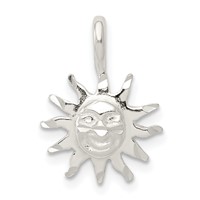Sterling Silver Sun Charm view 1