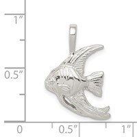 Sterling Silver Fish Charm view 3