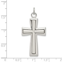 Sterling Silver Latin Cross Pendant view 3