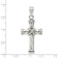 Sterling Silver Antique Cross Pendant view 3