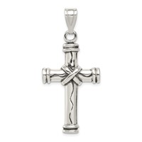Sterling Silver Antique Cross Pendant view 1