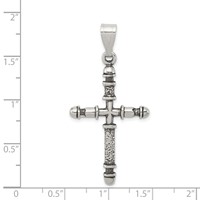 Sterling Silver Antiqued Cross Pendant view 3