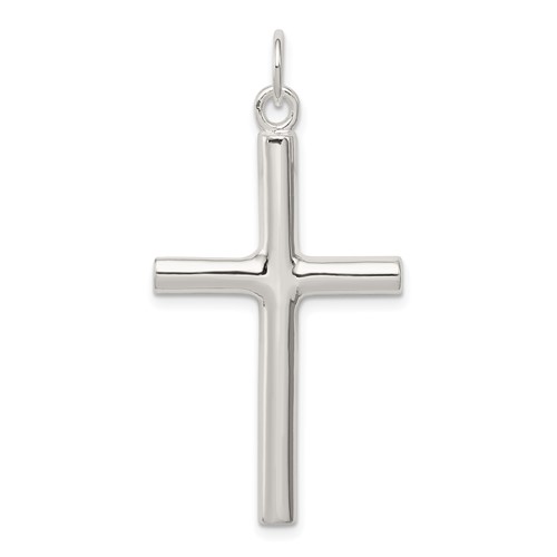 Sterling Silver Polished Latin Cross Pendant
