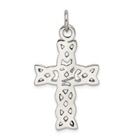 Sterling Silver Antiqued Celtic Cross Pendant view 4