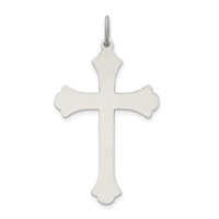 Sterling Silver Antiqued Cross Pendant view 4