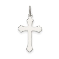 Sterling Silver Antiqued Cross Charm view 4