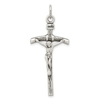 Sterling Silver Antiqued Crucifix Pendant view 1