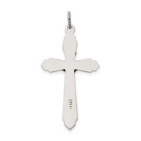 Sterling Silver Antiqued Crucifix Pendant view 4