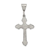 Sterling Silver Diamond-Cut Crucifix Pendant view 4