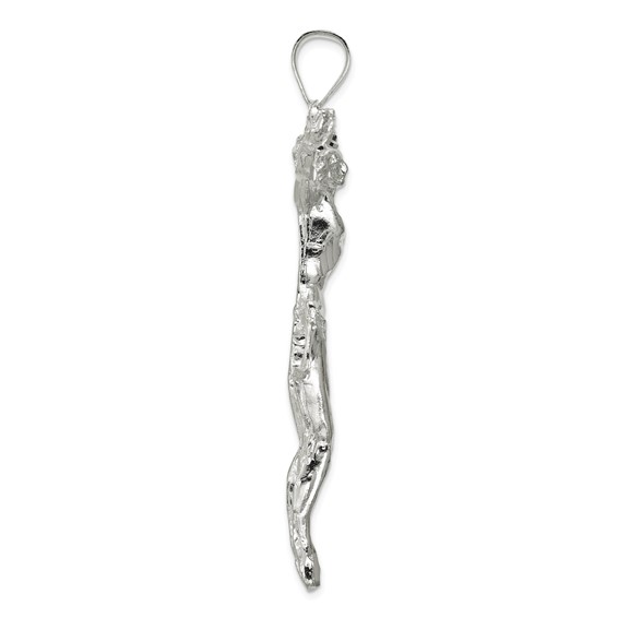 Sterling Silver Corpus (Crucified Christ) Pendant