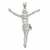 Sterling Silver Corpus (Crucified Christ) Pendant view 4