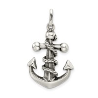 Sterling Silver Antiqued Cross Pendant view 4
