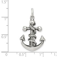 Sterling Silver Antiqued Cross Pendant view 3