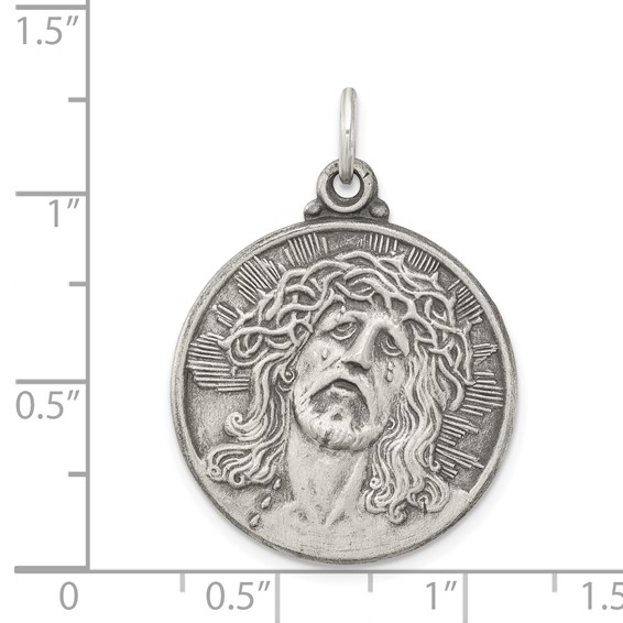 Sterling Silver Face of Jesus Pendants
