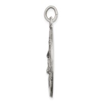 Sterling Silver Antiqued Ecce Homo Medal view 2