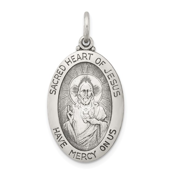 Sterling Silver Sacred Heart of Jesus Pendants