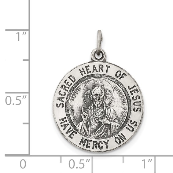 Sterling Silver Sacred Heart of Jesus Pendants