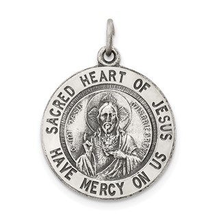 Sterling Silver Sacred Heart of Jesus Pendants