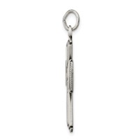 Sterling Silver Antiqued Cross Pendant view 2