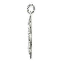 Sterling Silver Antiqued 4-way Medal view 2