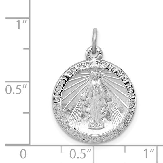 Sterling Silver Miraculous Medal Pendants