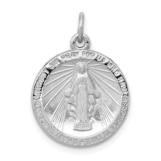 Sterling Silver Miraculous Medal Pendants