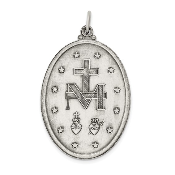 Sterling Silver Miraculous Medal Pendants