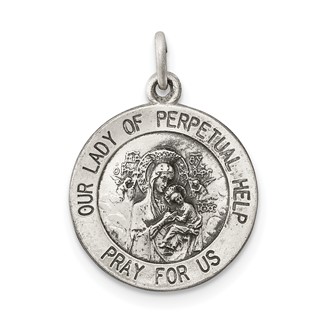 Sterling Silver Our Lady of Perpetual Help Pendants