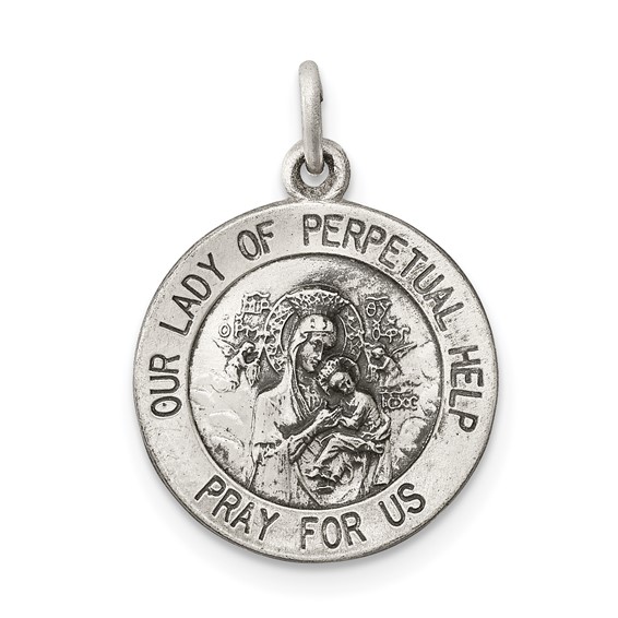 Sterling Silver Our Lady of Perpetual Help Pendants
