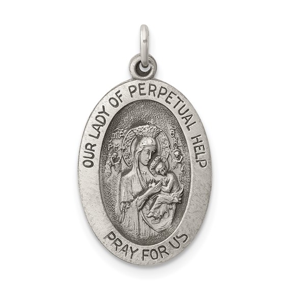 Sterling Silver Our Lady of Perpetual Help Pendants