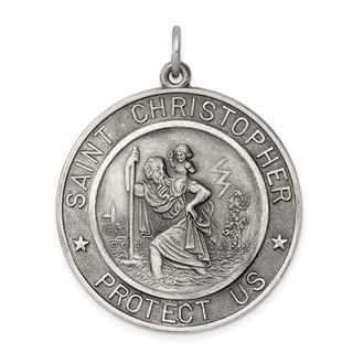 Sterling Silver St. Christopher Pendants