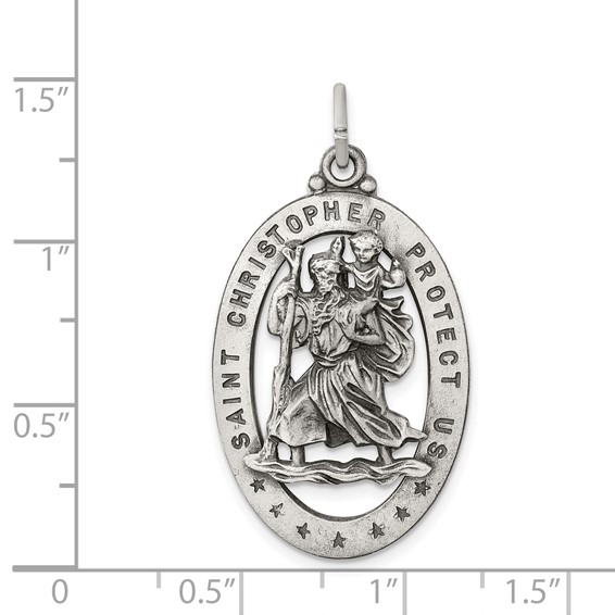 Sterling Silver St. Christopher Pendants