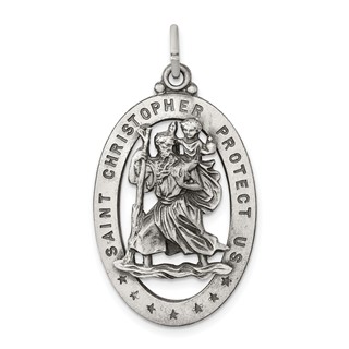 Sterling Silver St. Christopher Pendants