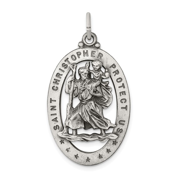 Sterling Silver St. Christopher Pendants