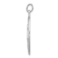 Sterling Silver Platinum-plated St. Anthony Medal view 2