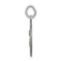 Sterling Silver Antiqued St. Barbara Medal view 2
