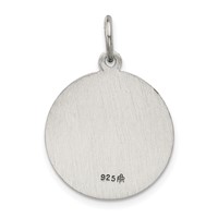 Sterling Silver Antiqued St. Barbara Medal view 4