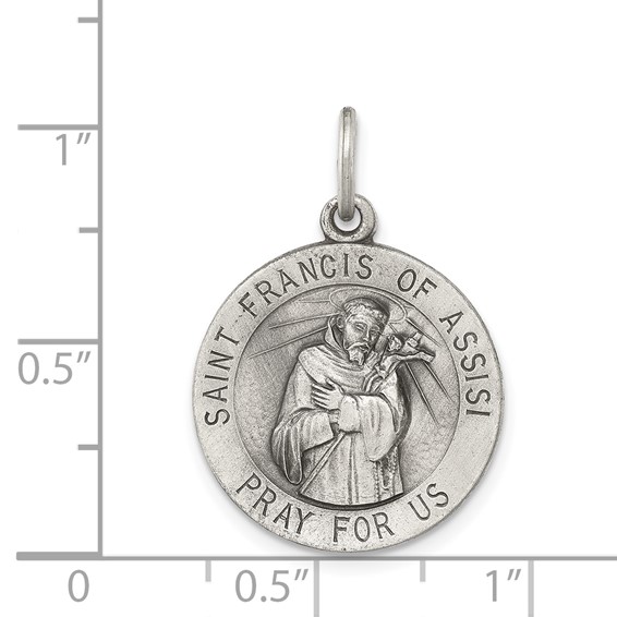 Sterling Silver St. Francis of Assisi Pendants