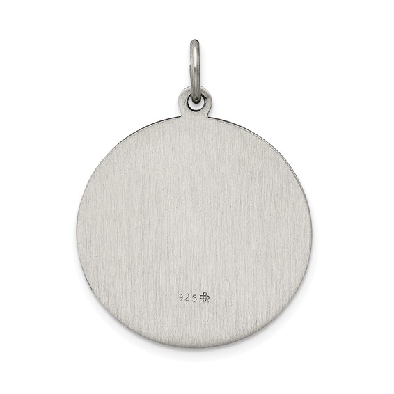 Sterling Silver Antiqued Saint Joseph Medal