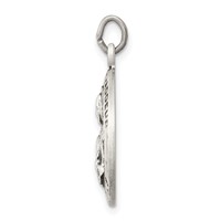 Sterling Silver Antiqued Saint Jude Thaddeus Medal view 2
