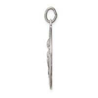 Sterling Silver Antiqued Saint Jude Thaddeus Medal view 2