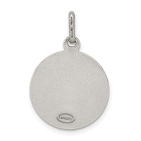 Sterling Silver Antiqued Saint Michael Medal view 4