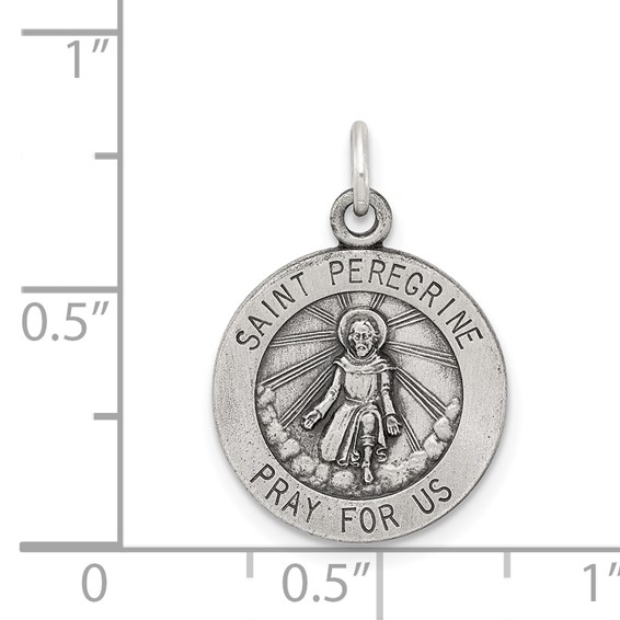 Sterling Silver St. Peregrine Pendants