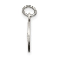 Sterling Silver Antiqued Baptism Medal view 2