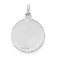 Sterling Silver Platinum-plated & Vermeil Holy Communion Medal view 3