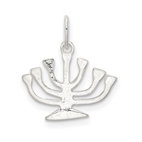 Sterling Silver Menorah Charm view 4