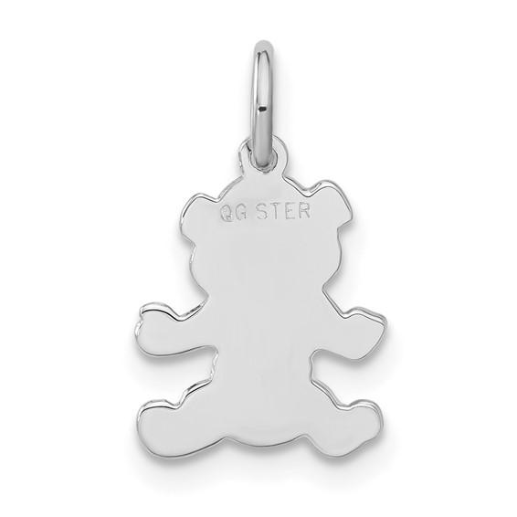 Sterling Silver Teddy Bear Charm