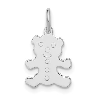 Sterling Silver Teddy Bear Charm